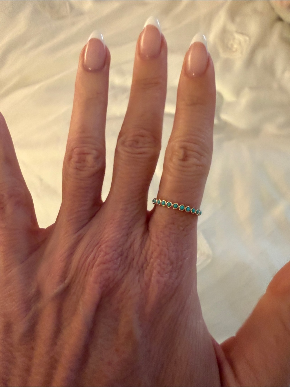 Gorjana 14K Gold Classic Turquoise Ring - Picture 2 of 4